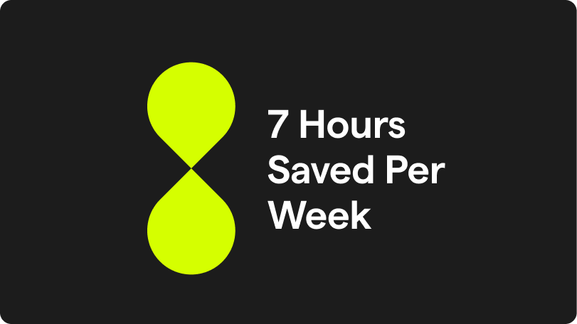 7 hours saved per week