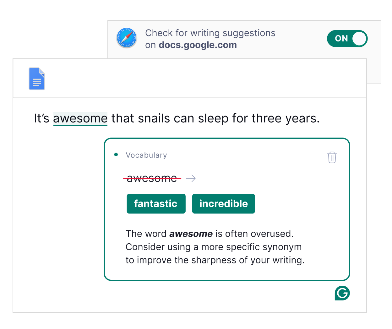 Install Grammarly on Safari